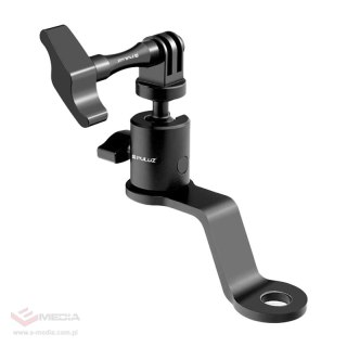 Aluminiowy Uchwyt do Kamery na Lusterko Motocyklowe PULUZ (Czarny)