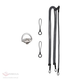 Sunnylife GS022 wielofunkcyjny pasek na szyję do Pocket 3 (szary)