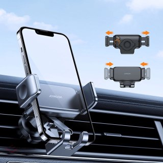 Joyroom mechaniczny uchwyt samochodowy na kratkę nawiewu czarny (JR-ZS283)