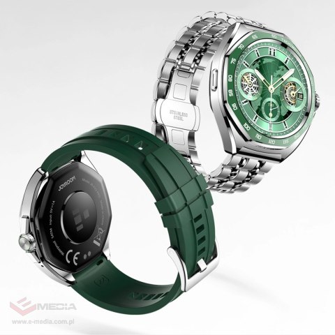 Smartwatch Joyroom Venture Series JR-FV2 Pro AMOLED 1,43" 5 ATM z funkcją rozmów - srebrny