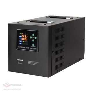 Zasilacz awaryjny Rebel POWER-2200-LFP4 - przetwornica z czystym przebiegiem sinusoidalnym i funkcją ładowania 12V 230V 2200VA/1