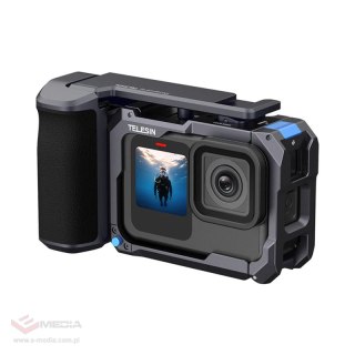 Zestaw StreetGrip Telesin GoPro Hero 9-13 z klatką