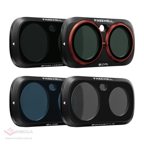 Zestaw filtrów Freewell Insta360 Luna Ultra Everyday 4 szt.