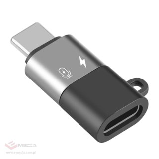 Adapter Puluz 8 Pin-USB-C OTG (czarny)