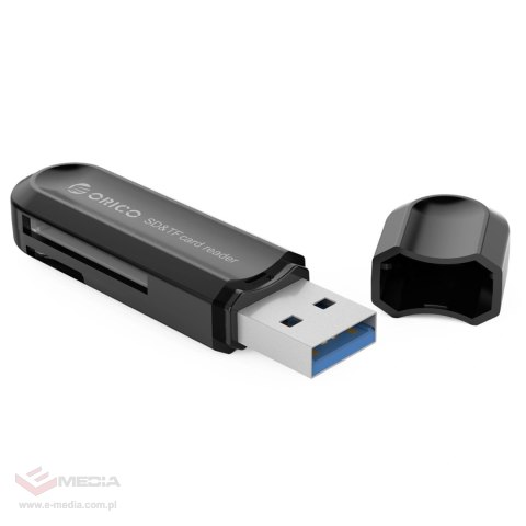 Czytnik kart pamięci Orico CRS21 USB 3.0 SD i microSD - czarny