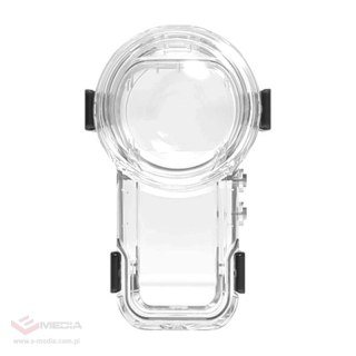 Etui Puluz wodoodporne 60 m z szybkozłączką do Insta360 X5 (przezroczyste)