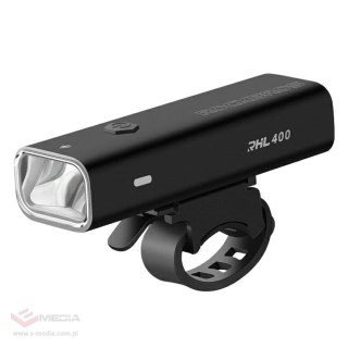 Lampka rowerowa Rockbros RHL400 przednia 400 lm USB-C - czarna