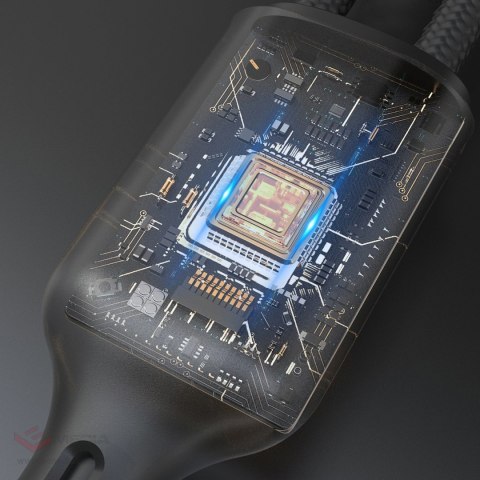 Ładowarka 2 w 1 Dudao A12MaxC PD60W do Apple Watch / USB-C 1,2m - czarna