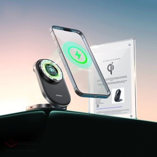 Ładowarka indukcyjna Joyroom JR-W17 Qi 3w1 bezprzewodowa - czarna