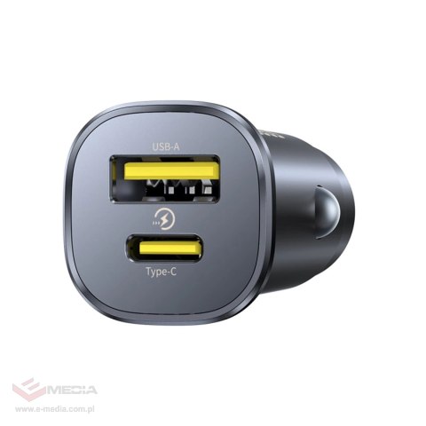Ładowarka samochodowa Baseus GoTrip USB-C / USB-A 30W - czarna