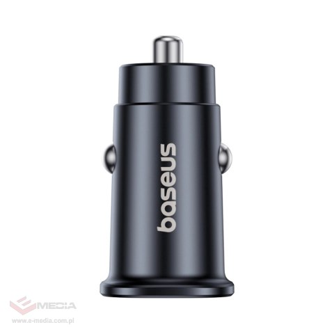 Ładowarka samochodowa Baseus GoTrip USB-C / USB-A 30W - czarna