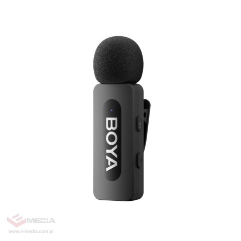 Mikrofon BOYA BY-V1 V2.0 bezprzewodowy 2.4GHz - czarny