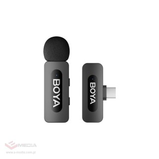 Mikrofon BOYA BY-V10 V2.0 bezprzewodowy 2.4GHz - czarny