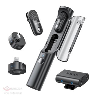 Mikrofon BOYA MAGIC-02 bezprzewodowy 2.4GHz USB-C - czarny