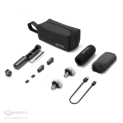 Mikrofon BOYA MAGIC-05 bezprzewodowy 2.4GHz USB-C - czarny