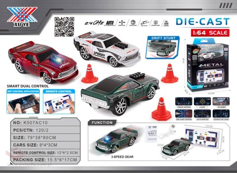 Autko do Driftu 1:64 SPEEDY + Akcesoria
