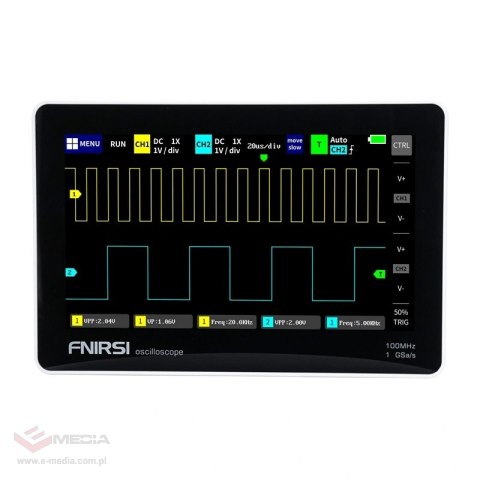 Oscyloskop przenośny FNIRSI 1013D 100MHz 7"
