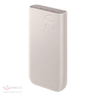 Powerbank Samsung EB-P4520XUEGWW 20000 mAh 3x USB-C 45W SFC - beżowy