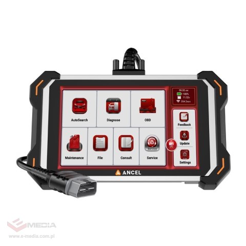 Profesjonalny skaner diagnostyczny OBD2 ANCEL DS600 BT