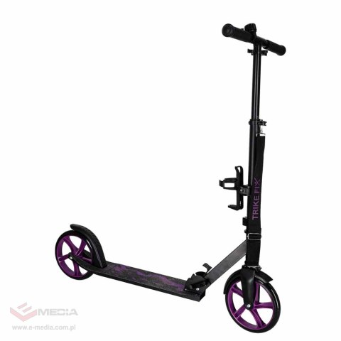 Hulajnoga miejska Trike Fix składana koła 200mm czarno-fioletowa