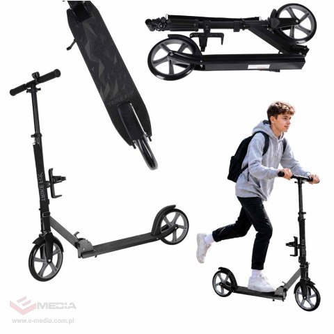 Hulajnoga miejska Trike Fix składana koła 200mm czarno-szara