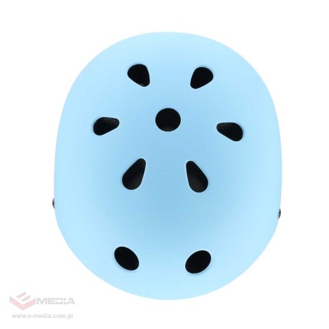 Kask rowerowy dla dziecka Trike Fix dziecięcy regulowany LED M 55-58cm niebieski