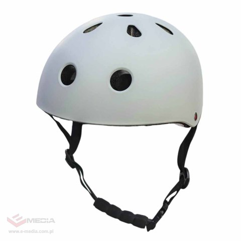 Kask rowerowy dla dziecka Trike Fix dziecięcy regulowany LED M 55-58cm szary ciemny