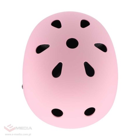 Kask rowerowy dla dziecka Trike Fix dziecięcy regulowany LED S 48-54cm różowy