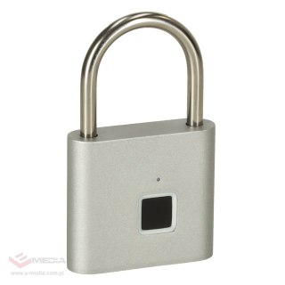 Kłódka zamek elektroniczny na odcisk palca wodoodporny inteligentny USB