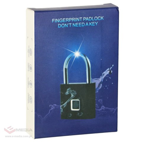 Kłódka zamek elektroniczny na odcisk palca wodoodporny inteligentny USB