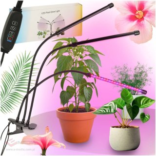 Lampa do roślin LED uprawy wzrostu panel 3 żarówki
