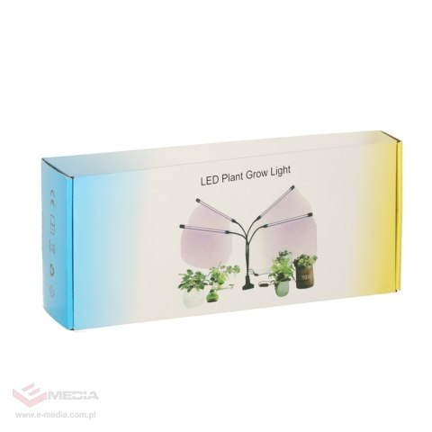 Lampa do roślin LED uprawy wzrostu panel 3 żarówki