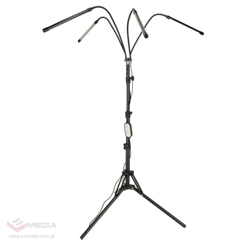 Lampa do roślin LED uprawy wzrostu panel na statywie 4x80LED