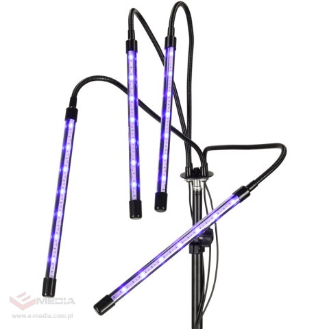 Lampa do roślin LED uprawy wzrostu panel na statywie 4x80LED