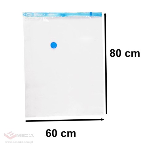 Worki próżniowe na ubrania 5 sztuk 60x80cm
