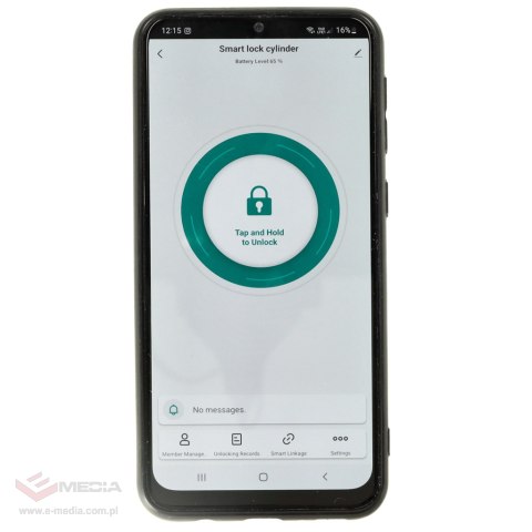 Zamek elektroniczny SMART wkładka inteligentna do drzwi odcisk palca bluetooth