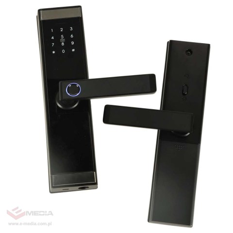 Zamek elektroniczny do drzwi SMART klamka inteligentna na kod odcisk palca bluetooth