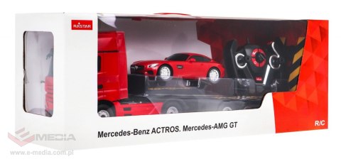Autko R/C Mercedes Benz Actros z Naczepą 1:26 Mercedes Benz