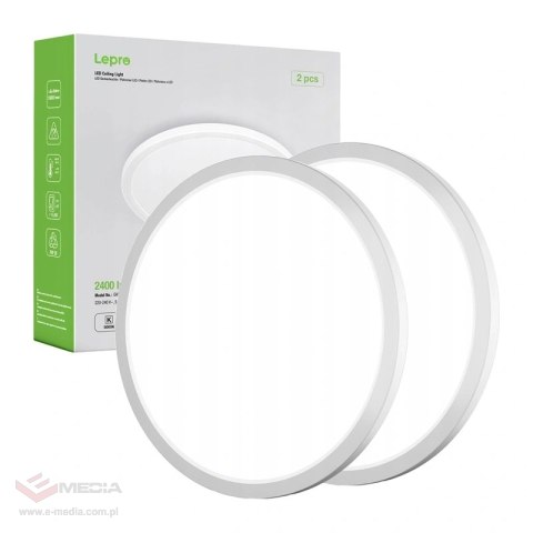 Lampa sufitowa LEPRO 1500038-DW-EU-2 18W 1800lm 2 szt.