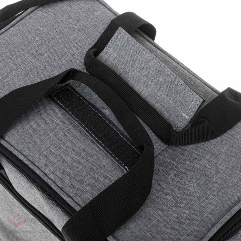 Torba termiczna na lunch jedzenie śniadaniowa izolacyjna 16L szara