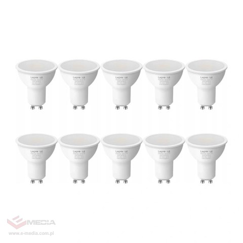 Żarówka LED LEPRO 200081-WW-EU-10 GU10 4,5W (50W) 345lm 2700K 100° 10 szt.
