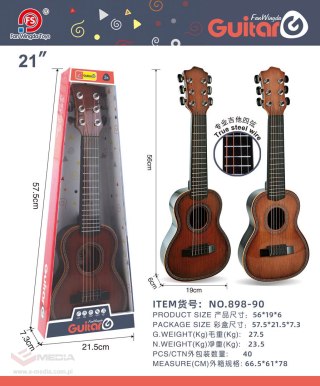 Gitara Dla Najmłodszych Jasny Brąz