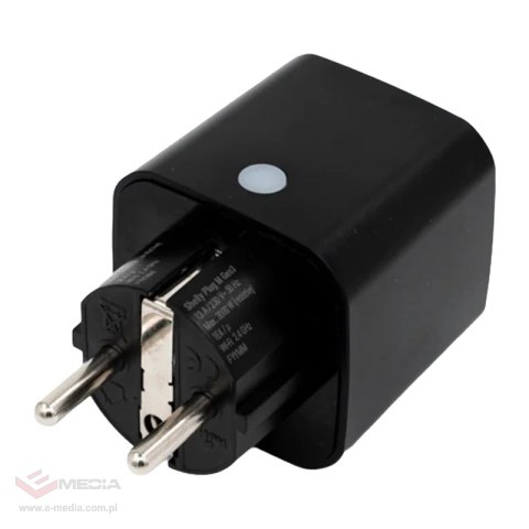 Inteligentne gniazdko Shelly Plug M Gen3 (czarne)