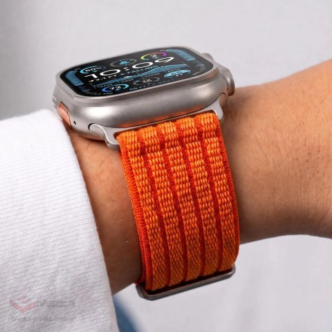 Pasek Tech-Protect Nylon Sport na Apple Watch 44 / 45 / 46 / 49 mm - pomarańczowy