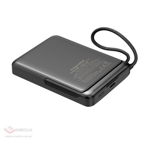 Powerbank Kruger&Matz 10000 mAh Li-pol z fukcją QC oraz PD, certyfikat CCC (kraje Azjatyckie)