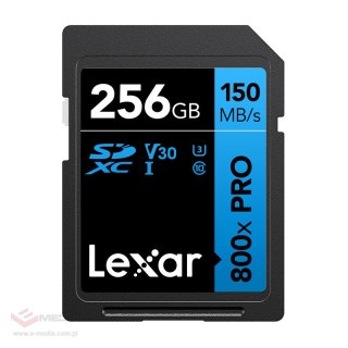Karta pamięci Lexar Professional 800x Pro SDXC 256GD