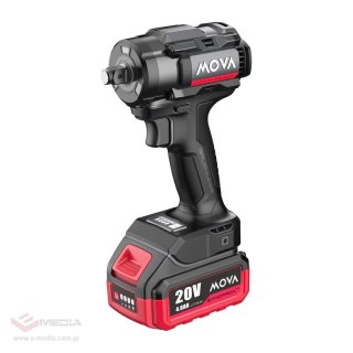 Klucz udarowy MOVA PW500K 20V 500Nm 1/2" (bateria i ładowarka w zestawie)