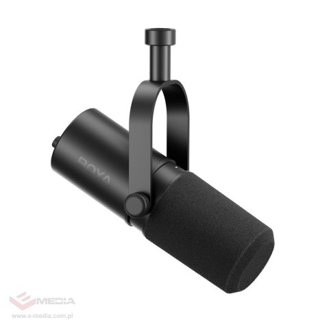 Mikrofon studyjny BOYA CastMic P60B z ramieniem przewodowy USB XLR - czarny
