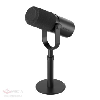 Mikrofon studyjny BOYA CastMic P60D stojący przewodowy USB XLR - czarny