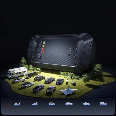 Jump starter Baseus PrimeTrip VJ1 12000mAh - czarny